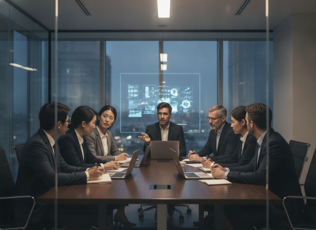 Boardroom meeting